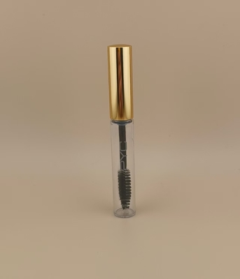 Flesje ooglampenborstel met gouden schroefdeksel voor vrouwen