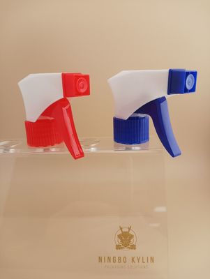 Trigger Sprayer Cosmetic 28mm 28/400 28/410 Ribbed Blue White Portable Hand Pump Plastic Heavy Duty Reiniging