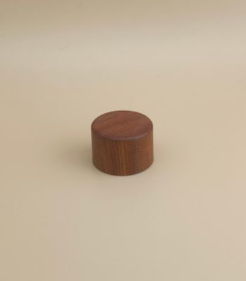 Houtnerf Kunststof Ronde Gladde Dop voor Cosmeticaflessen