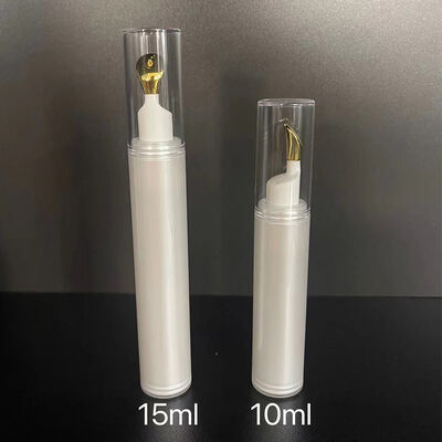 10 ml 15 ml mini luchtloze pompfles PP plastic oogserum crème luchtloze fles