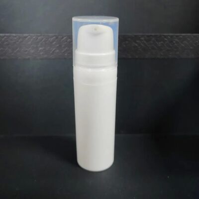 Cosmetische verpakking 30 ml luchtloze pompfles Wit plastic fles lotion pomp PP fles