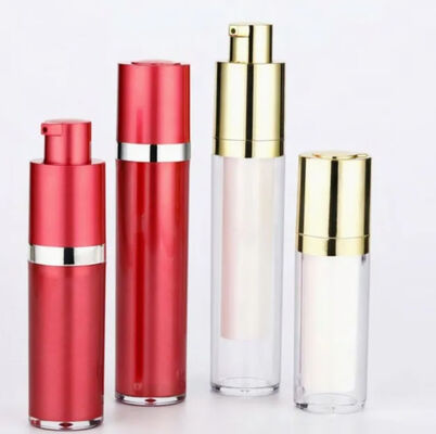 Plastic PP lege cosmetische luchtloze pomp lotion serum fles K25-1 10 ml 15 ml