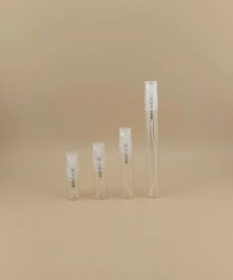 Mini doorzichtige draagbare airless pompfles voor cosmetica