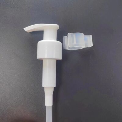 Volledig kunststof zonder metaal voor een springende lotion pomp voor gezichtsreiniging met clip slot