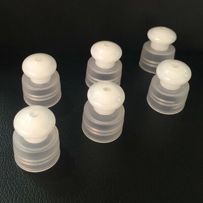 Aangepaste kleur kunststof draaikroondop 24/410 28/400 fles push-pull dop