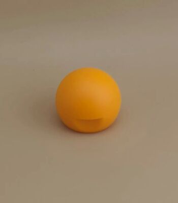 Geel, glad, mat, boldoek voor cosmetische flessen