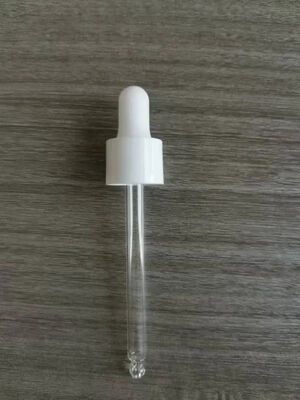 10 ml 20 ml 30 ml 50 ml witte druppel met lange buis voor olie cosmetica