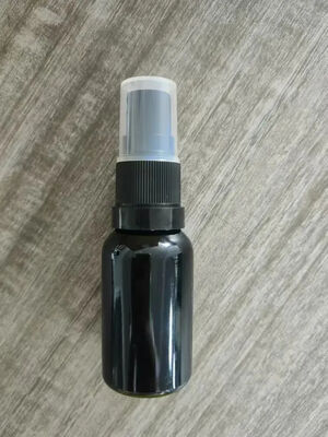 15 ml, 30 ml, 50 ml en 100 ml manipulatiebestendige spuitpomp met zwarte glazen fles