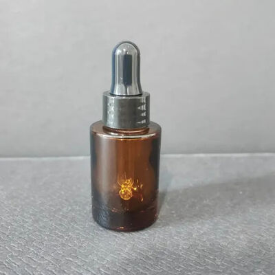 10 15 20 30 50 ml heldere glazen dropperfles met elektrochemische aluminium goud rozen ring voor cosmetica