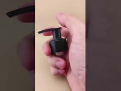 Zwarte zand lotionpomp met schroefribben K201-9 voor huidverzorgingsflessen