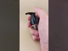 Glanzende Zwarte Lotionpomp Schroef Ribbels K201-9 voor Huidverzorgingsflessen