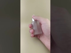 Nieuw Ontwerp Transparante Geribbelde Druppelfles K-GBL30 voor Essence