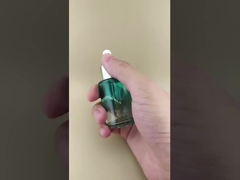 Nieuw Ontwerp Heldere Geleidelijke Verandering Cyaan Glad Druppelflesje K-GBL30 voor Essence