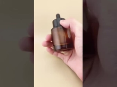 Zacht Ontwerp Helder Bruin Glad Ronde Druppelfles voor Essence