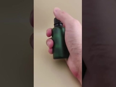 Delicaat ontwerp Duidelijke donkere groene dropperfles voor essence