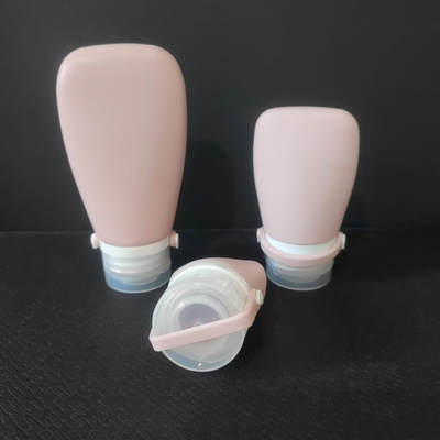 Persoonlijke bulk lekbestendige draagbare lege shampoo reisgrootte siliconen flessen container