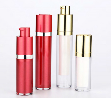 Plastic PP lege 10 ml 15 ml cosmetische luchtloze pomp lotion serum fles