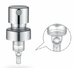 ODM K403 Fine Mist Parfum Pump Sprayer 0,10cc Aluminium Zilveren Kleur