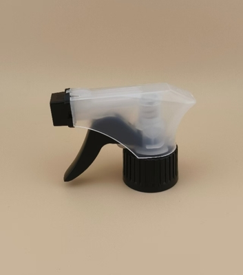K101-4 Plastic PP Trigger Pump Sprayer voor kapper in helder wit en zwart