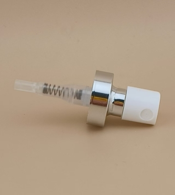 K402-2 Zilveren kunststof knop fijne krimp sproeier voor parfum ISO9001/ISO14001 gecertificeerd