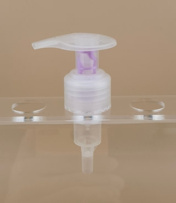 Doorzichtige witte lotion pomp Links-rechts slot K204-2 voor huidverzorging