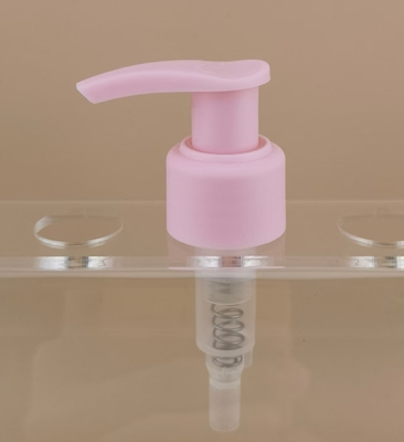 K201-9 Roze lotion pomp schroef slot geribd ISO9001/ISO14001 Gecertificeerd voor huidverzorging