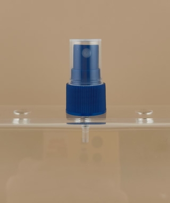 Donkerblauwe geribbelde fijne mist sproeier K302 Trigger De perfecte oplossing voor cosmetische flessen
