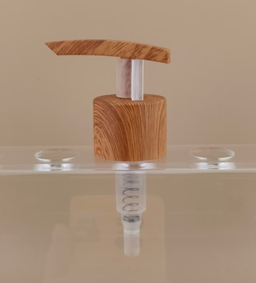 Lotion Pump Plastic Hout Grain Dispenser Pump K1104 voor flessen