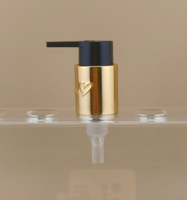 Zwarte en Gouden Crème Pomp met Print K702-1 voor Cosmetica Flessen