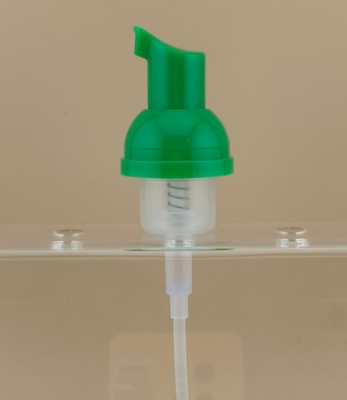 Nieuwe ontwerp groene schuimpomp K503 voor cosmetische flessen