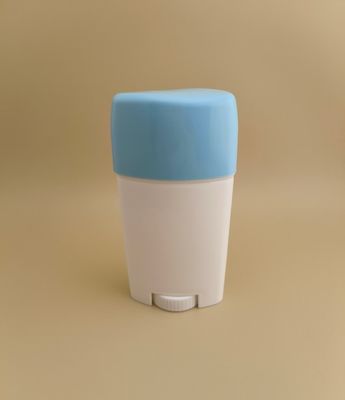 Witte grote gladde lippensalm verpakking met blauwe deksel 2308 voor lippenstift