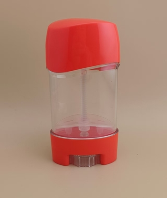 Duidelijke gladde lippenbalsem verpakking met rode deksel 2316 voor lippenstift