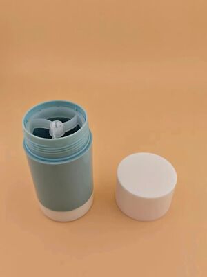 Plastic lege deodorant stok container cosmetische ronde draaien tot buizen Verpakking voor deodorant stok
