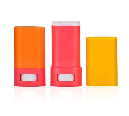 26g 29g Plastic lege Deodorant Stick Container Vlak Oval Twist Up Deodorant Tubes Verpakking voor Deodorant Stick