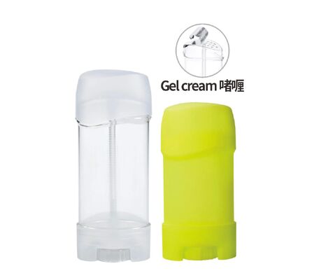 Gemakkelijk mee te nemen body deodorant stick voor dames, twist-up deodorant tube 15ml, plastic stick deodorant container van voedselkwaliteit