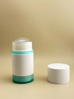 Plastic aanpasbare deodorant stick container cosmetische ronde draaien tot buizen Verpakking voor deodorant stick