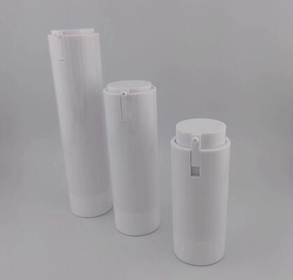 Witte, reizenvriendelijke lege luchtloze fles 50 ml