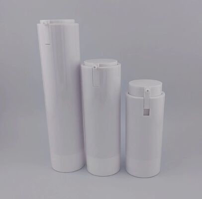Witte, reizenvriendelijke lege luchtloze fles 50 ml