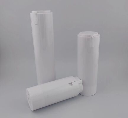 Witte, reizenvriendelijke lege luchtloze fles 50 ml