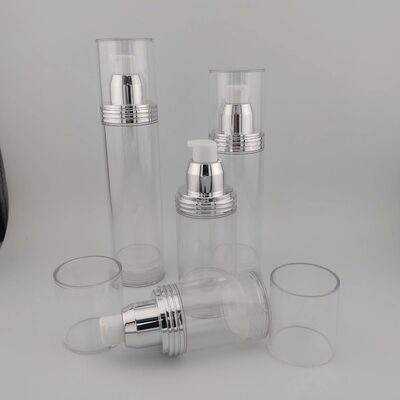 Cosmetische dispenseerbare luchtloze pompfles 30 ml 50 ml als lotion crème Liquid Travel Dispensing Container