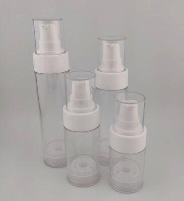 Roze lotionpomp Draagbare lege luchtloze fles voor cosmetica