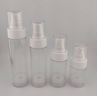 Roze lotionpomp Draagbare lege luchtloze fles voor cosmetica