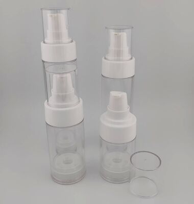 Roze lotionpomp Draagbare lege luchtloze fles voor cosmetica