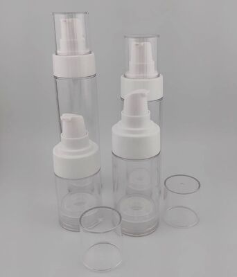 Roze lotionpomp Draagbare lege luchtloze fles voor cosmetica