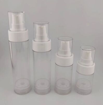Roze lotionpomp Draagbare lege luchtloze fles voor cosmetica
