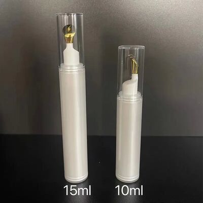 10 ml 15 ml mini luchtloze pompfles PP plastic oogserum crème luchtloze fles