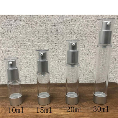 Airless pompfles Custom plastic cosmetische fles met zachte afwerking