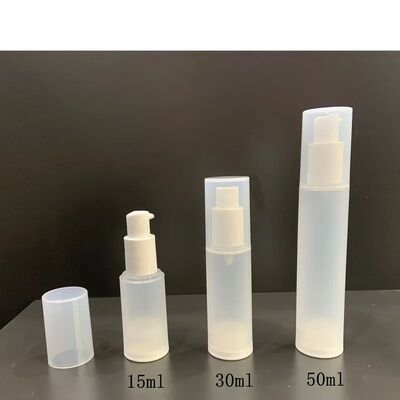 Luchtloze pompfles Custom lege cosmetische kunststof Nieuw ontwerp