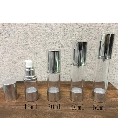 15 ml 30 ml 40 ml 50 ml Cosmetische luchtloze fles Lichaamscrème Luchtdichte luchtloze pompfles