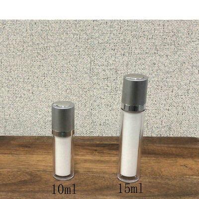 30 ml 50 ml wit helder luchtloos pompfles Vacuüm cosmetische lotion pompfles